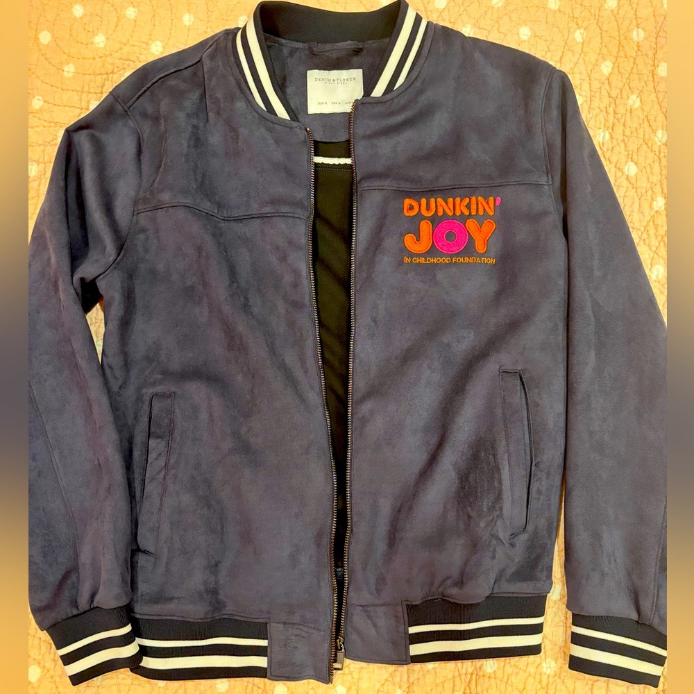 NEW Dunkin Brands Inspire Varsity Jacket Ricky Singh